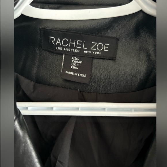 Gorgeous small Faux leather blazer by Rachel Zoe. - Picture 5 of 7